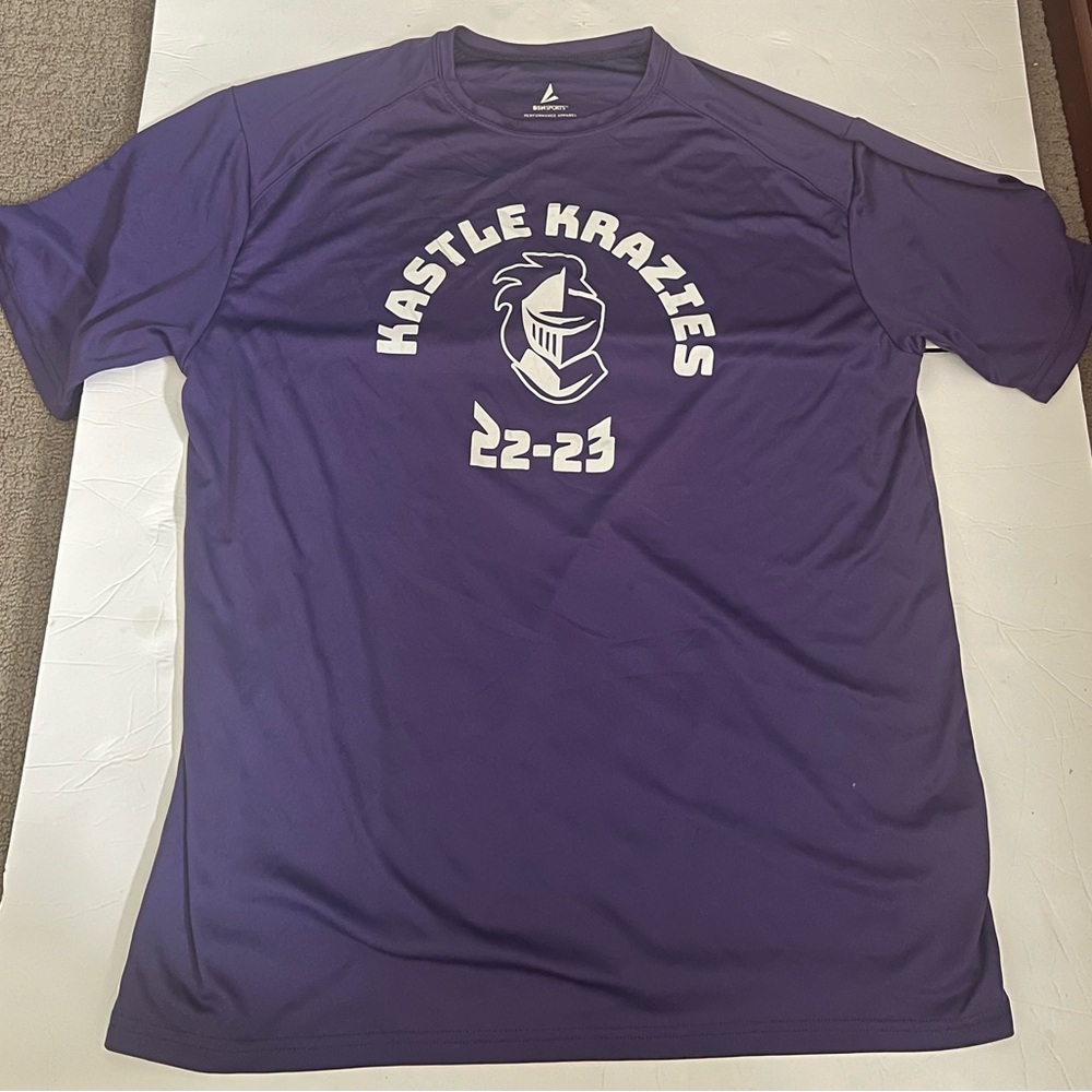 Men’s BSNSSPORTS Ardrey Kell High School “Kastle Krazies” purple shirt (size:XL)